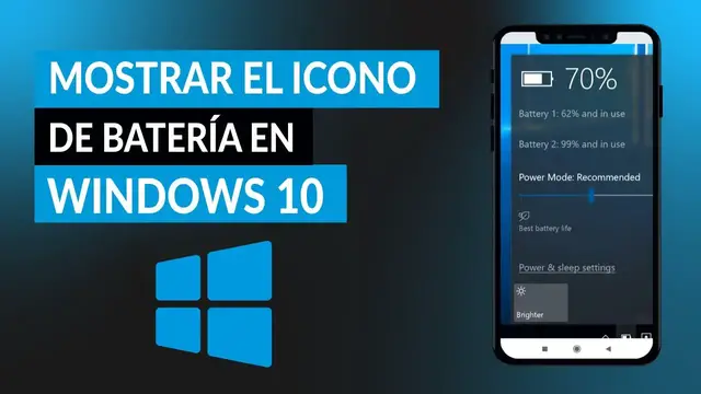 Video thumbnail for Cómo mostrar si no aparece el icono de la batería en WINDOWS 10 - Solución definitiva