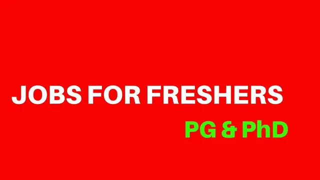 'Video thumbnail for Vacancies for Freshers I Post graduate I PhD I Microbiology I Biotechnology I Biochemistry I Labmonk'