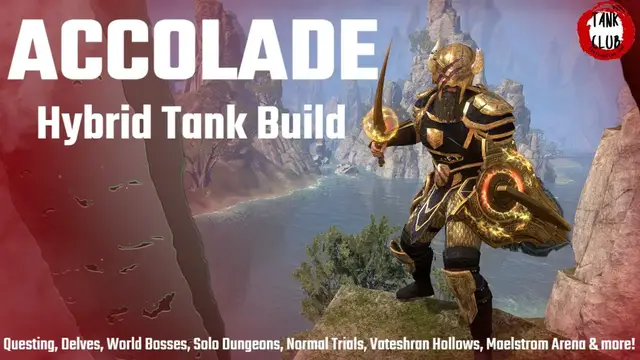 Video thumbnail for 'Accolade' Hybrid Dragonknight Tank Build | Elder Scrolls Online | High Isle