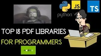 Video thumbnail for Top 18 Node.js Libraries to Generate PDF Documents in Javascript & Python For Programmers in 2022