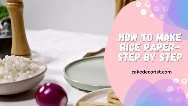 Video thumbnail for How To Make Rice Paper  Step By Step