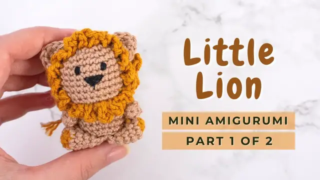 Video thumbnail for How to Crochet Lion | Quick little Lion amigurumi tutorial free pattern PART 1