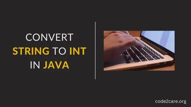 Video thumbnail for Convert String to int in Java