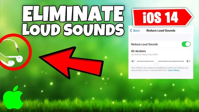 Video thumbnail for iPhone Reduce Loud Sounds for Headphones To Protect Your Hearing