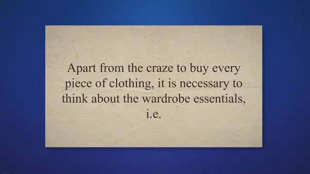 Video thumbnail for Top 15 Wardrobe Essentials A Woman Must Own