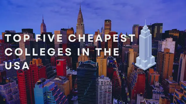 Video thumbnail for Top Five Cheapest Colleges In The USA