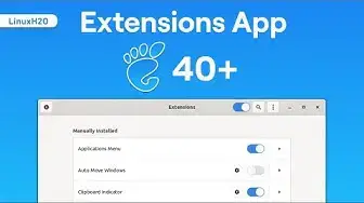 Video thumbnail for Setup extensions app on Gnome 40, 41 (Ubuntu, Manjaro, Fedora)