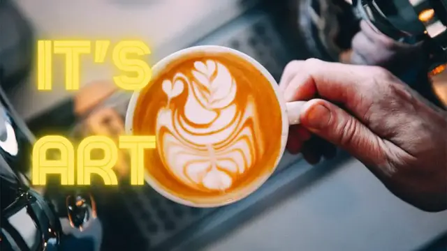 'Video thumbnail for Latte art – free pouring and latte etching quick demo'