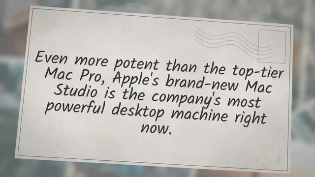 Video thumbnail for Mac Studio VS Mac Pro: Which Apple Device is Better?