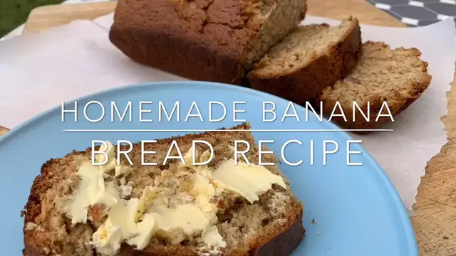 'Video thumbnail for Homemade banana bread recipe'