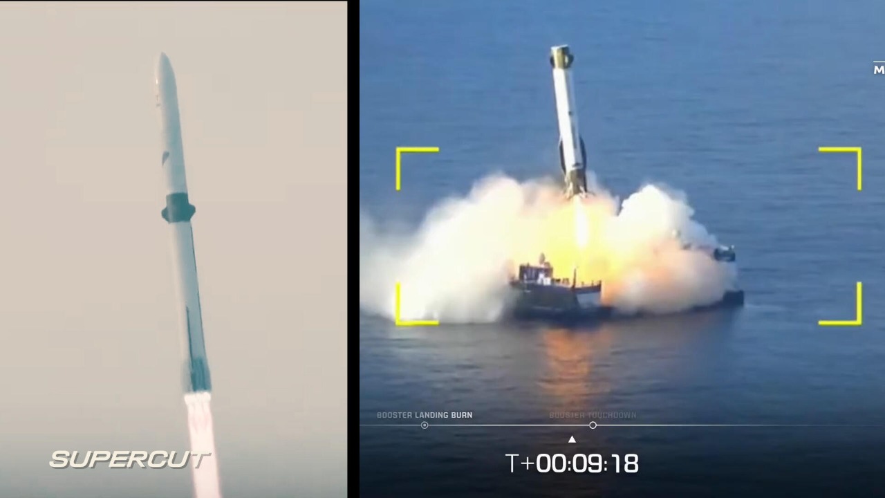 Video thumbnail for Blue Origin’s New Glenn mission successfully launches and lands a reusable rocket