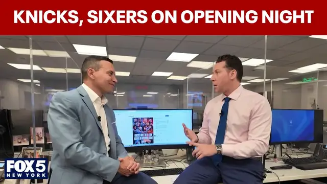 Video thumbnail for Knicks to face LeBron James, Sixers on Opening Night: Instant reaction