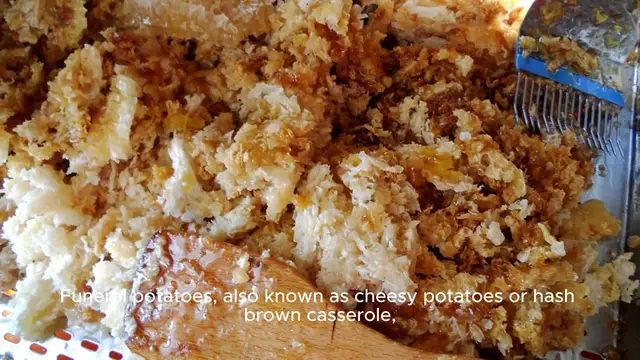 Video thumbnail for Funeral Potatoes Recipe