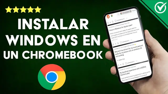 Video thumbnail for ¿Cómo instalar y ejecutar WINDOWS en un CHROMEBOOK? - Guía para instalar y ejecutar Windows