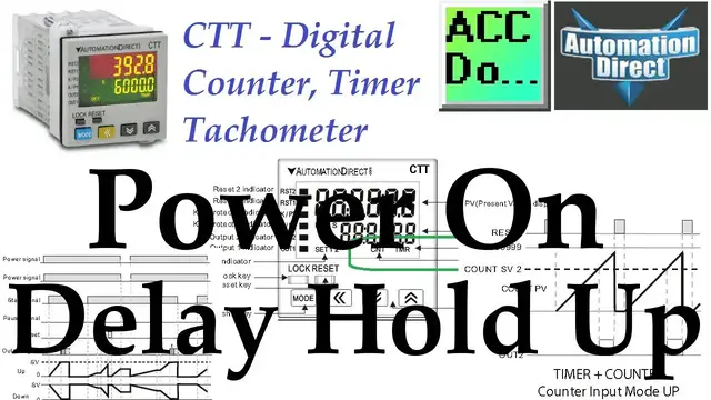 Video thumbnail for CTT Power On Delay Hold Up - Counter Timer Modes