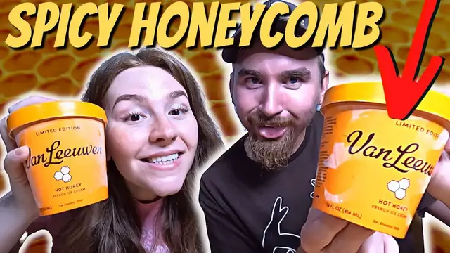 'Video thumbnail for We Tried Van Leeuwen Hot Honey French Ice Cream!'