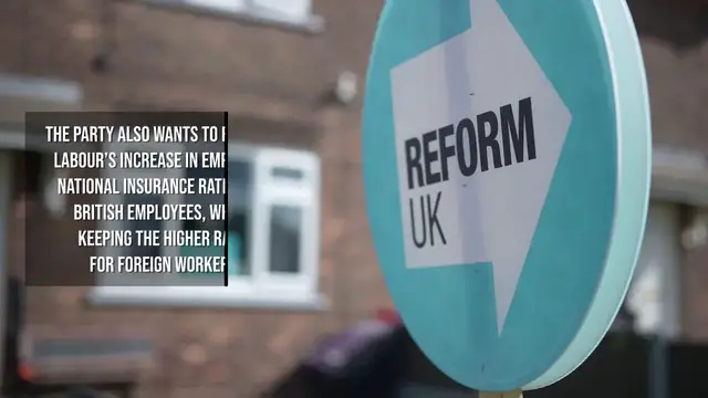 Video thumbnail for Reform UK Proposes Tax On Hiring Foreign Workers.