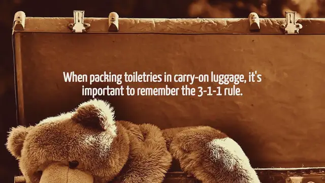 Video thumbnail for How To Pack Toiletries In Carry On Luggage