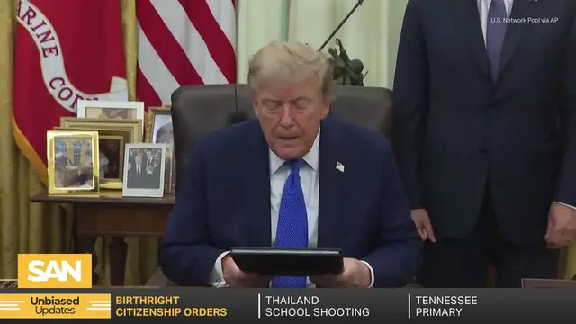 Video thumbnail for Trump takes new shot at birthright citizenship with fresh executive orders