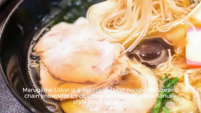 Video thumbnail for Menu Marugame Udon Price