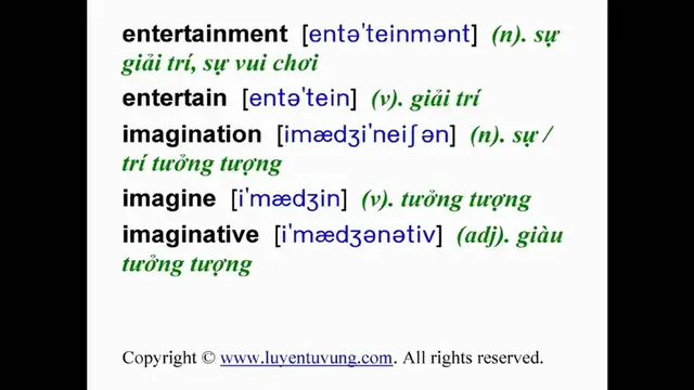 Video thumbnail for Learn English Vocabulary - Grade 9 - Unit 10 - Lesson 04