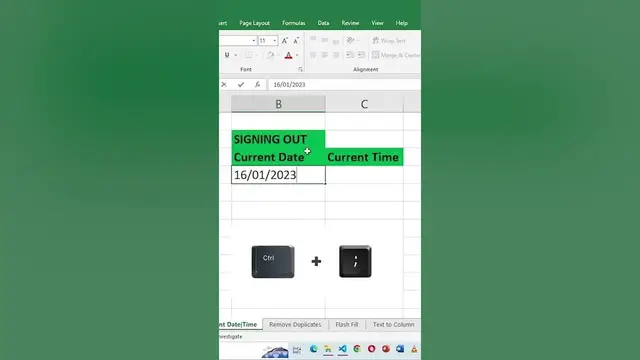 Video thumbnail for How to get current date and time in excel