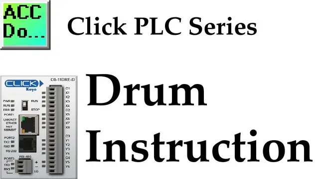 Video thumbnail for Click PLC Drum Instruction Sequence