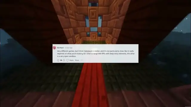 Video thumbnail for Cyberpunk 2077 or No Mans Sky