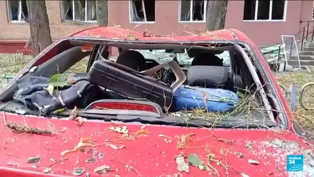 Video thumbnail for Russian strikes kill four in Ukraine