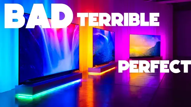 'Video thumbnail for Is there a difference? OLED QLED Micro RGB TVs 2025!'