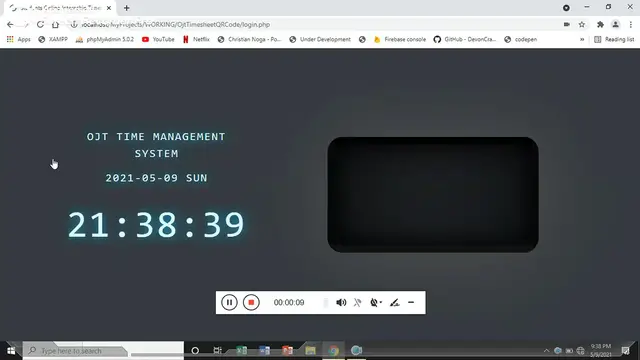Video thumbnail for OJT Timesheet Monitoring System using QR Code