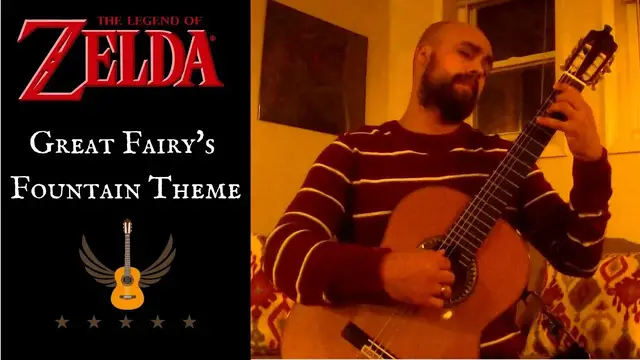 'Video thumbnail for Great Fairy Fountain Guitar | ZELDA Guitar Cover OoT (Tabs)'