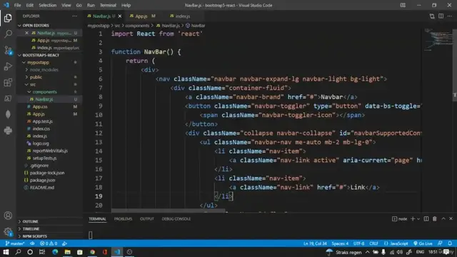 Video thumbnail for ReactJS: Customizing NavBar Menu