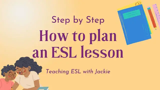 Video thumbnail for How to Plan an ESL Lesson Step By Step | Teaching English Conversation Lesson Plans