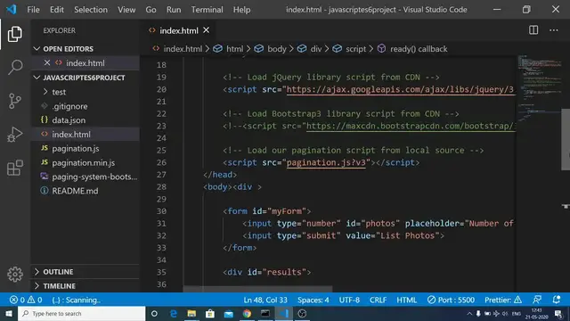 'Video thumbnail for Build a Javascript Random User Generator With Pagination Using Random User API Full Project'