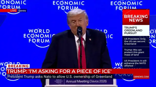 Video thumbnail for WATCH: Donald Trump issues spine-tingling warning if US is denied control of Greenland