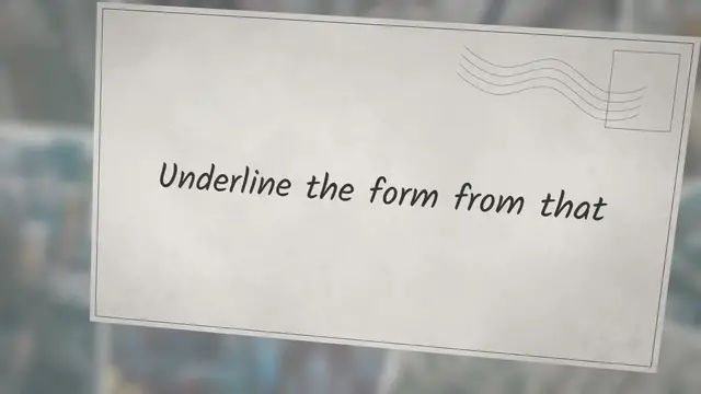 Video thumbnail for Subject-Verb Agreement Exercise -3