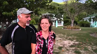 'Video thumbnail for American Travelers visit Oualie Beach, Nevis, Caribbean'