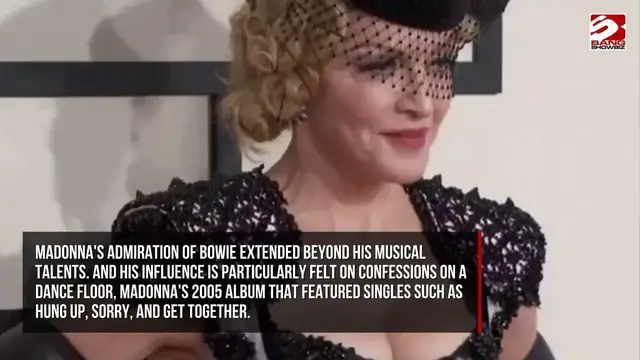 Video thumbnail for Pop icon Madonna reveals how David Bowie inspired her