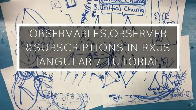 Video thumbnail for OBSERVABLES, OBSERVERS & SUBSCRIPTIONS | RxJS TUTORIAL