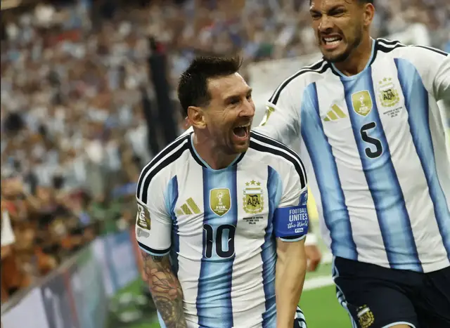 Video thumbnail for Messi becomes the World Cup's all-time top goalscorer