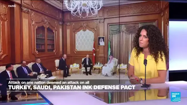 Video thumbnail for Turkey, Saudi Arabia and Pakistan sign defense pact