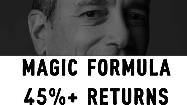 'Video thumbnail for Joel Greenblatt's Magic Formula: 45.73% CAGR'