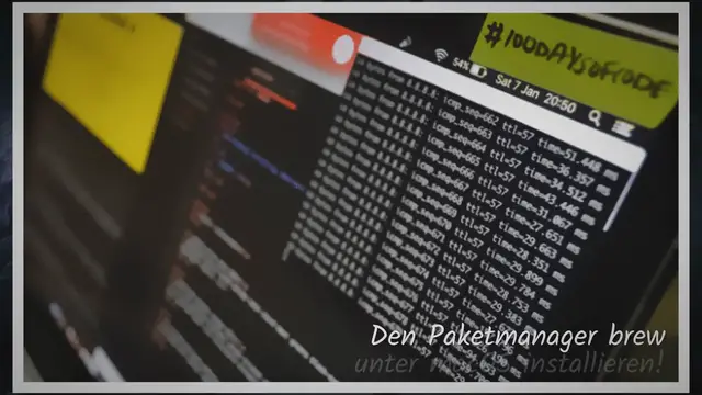 Video thumbnail for Produktiver arbeiten am Terminal mit macOS install brew