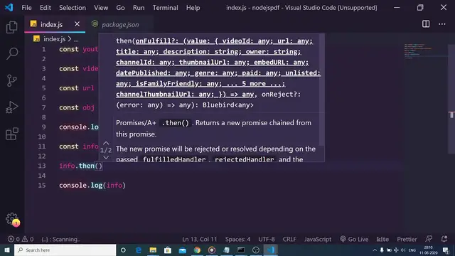 Video thumbnail for Node.js Express Youtube Video Info Application Using Youtube Data API V3 Full Tutorial