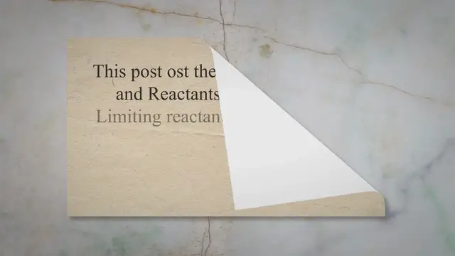 Video thumbnail for Types of Reactants | What are Reactants in Chemistry