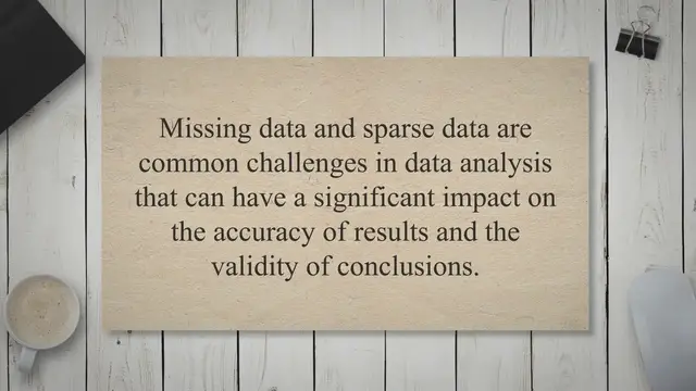 Video thumbnail for Differences Between Missing Data and Sparse Data - Mbithi Guide