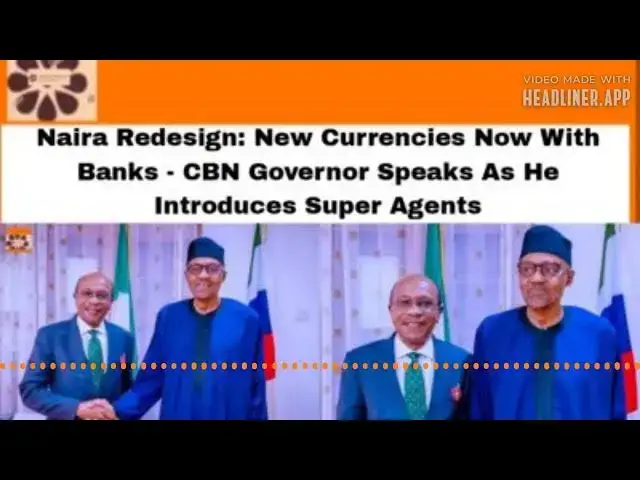 Video thumbnail for Naira Redesign: New Currencies Now With Banks - CBN Governor Speaks As He Introduces Super Agents