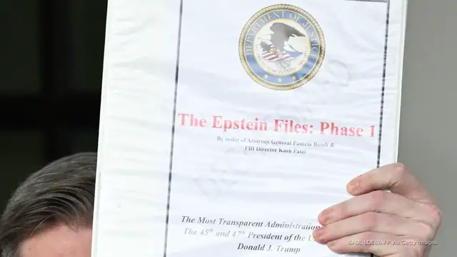 'Video thumbnail for DOJ memo: Epstein died by suicide, no client list found'