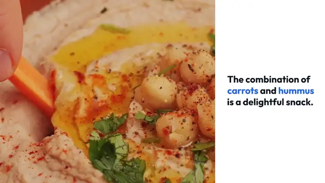 Video thumbnail for Carrots and Hummus Delight
